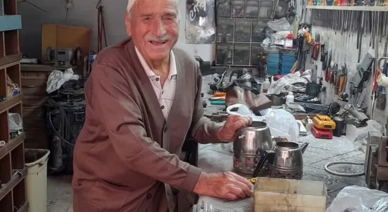 70 yıllık ustalık, 88 yaşında hâlâ tezgâh başında