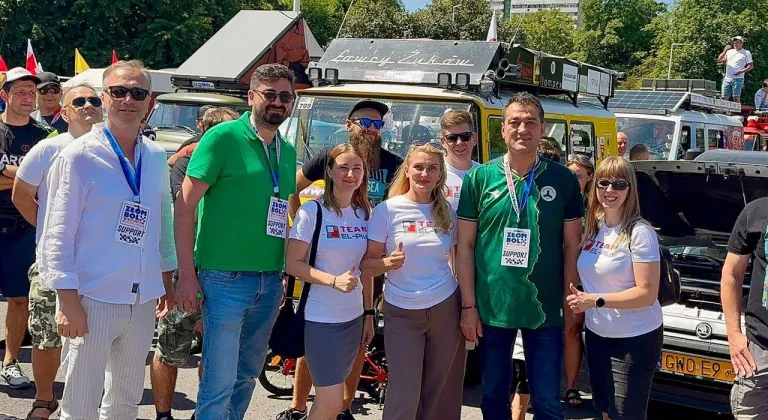 850 Araçlık Zlombol Rallisi Polonya'dan Giresun'a yola çıktı