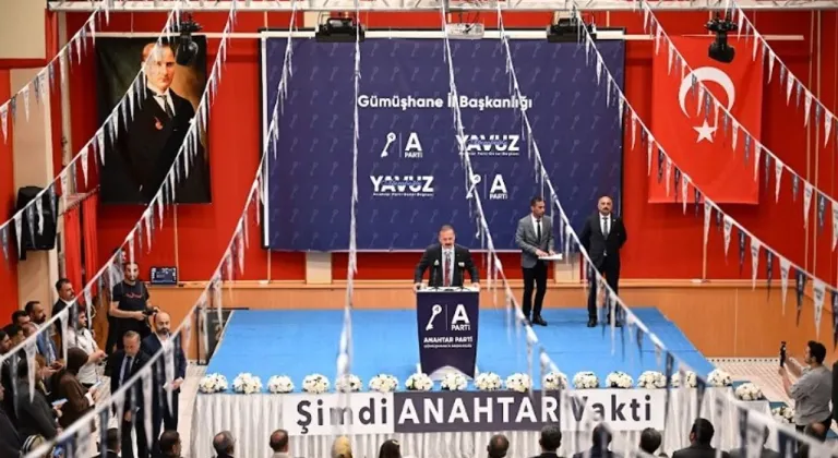 Ağıralioğlu Gümüşhane'de: MHP ve AK Parti kurdurdu bizim partimizi