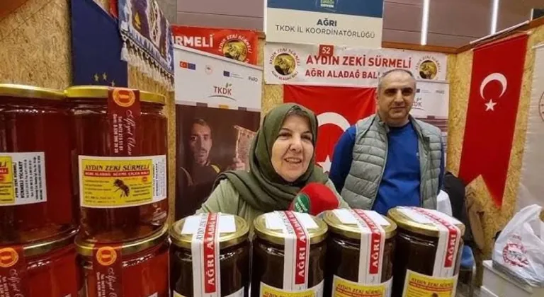 Ağrı’nın ilk kadın bal üreticisi hasadını başarıyla tamamladı