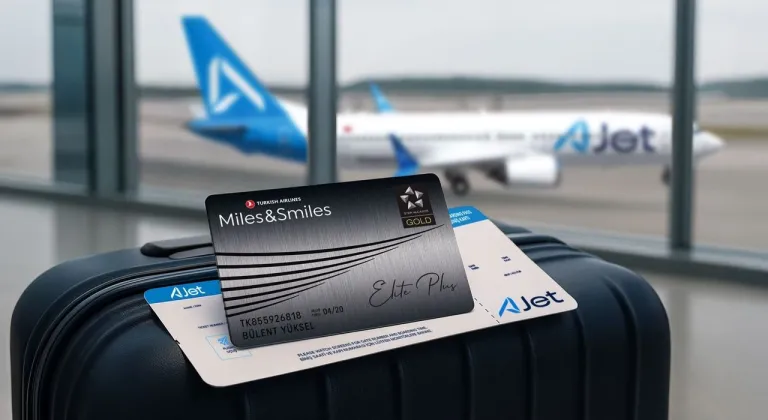 AJet uçuşları artık mil kazandırıyor: Miles&Smiles üyeleri, mil kazanacak