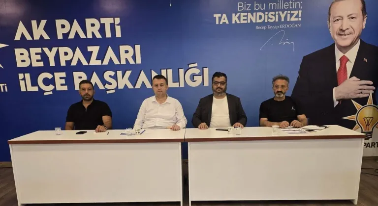 AK Parti Beypazarı İlçe Teşkilatı haftalık yönetim kurulu toplantısını gerçekleştirdi