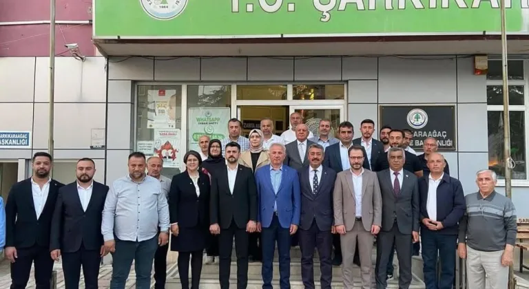 AK Parti heyetinden Şarkikaraağaç’a çıkarma