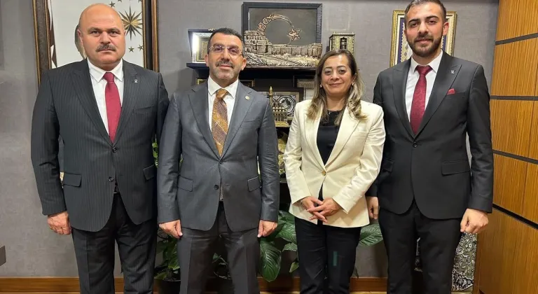 AK Parti Kars Heyetinden TBMM’de Milletvekili Adem Çalkın’a ziyaret