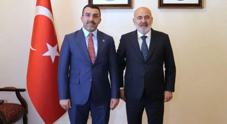 AK Parti Kars Milletvekili Adem Çalkın'dan İçişleri Bakan Yardımcısı Mehmet Sağlam'a ziyaret