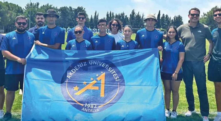 Akdeniz Üniversitesi’nden okçulukta büyük başarı