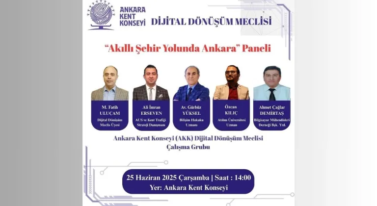 AKK'den dijital dönüşüm: “Akıllı Şehir Yolunda Ankara” Paneli