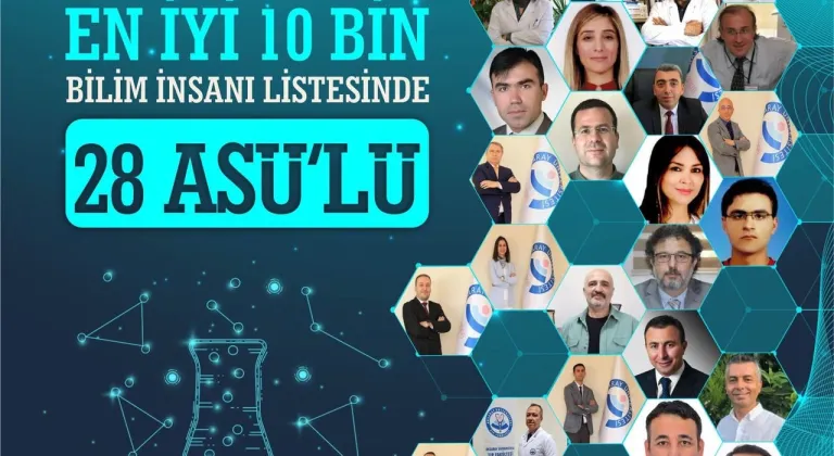 Aksaray Üniversitesi’nden 28 akademisyen ilk 10 bin arasına girdi