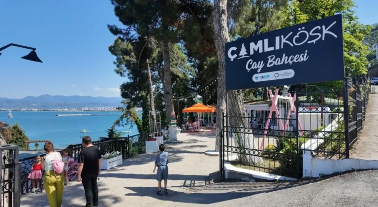 Altınordu sahilinde doğayla iç içe bir mekan: Çamlıköşk Çay Bahçesi