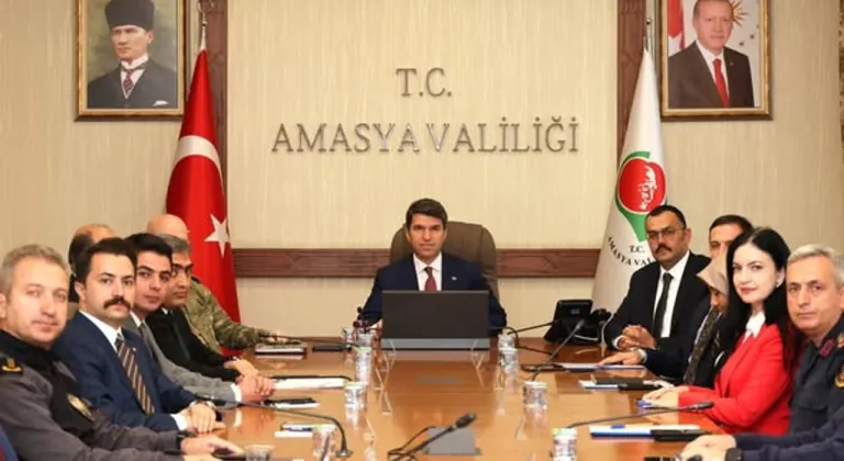Amasya’da il güvenlik ve asayiş toplantısı gerçekleştirildi