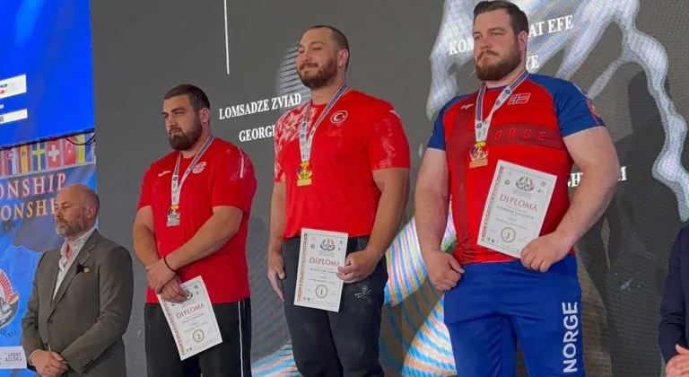 Ankara Büyükşehir Belediyesi sporcusundan Avrupa’da çifte şampiyonluk