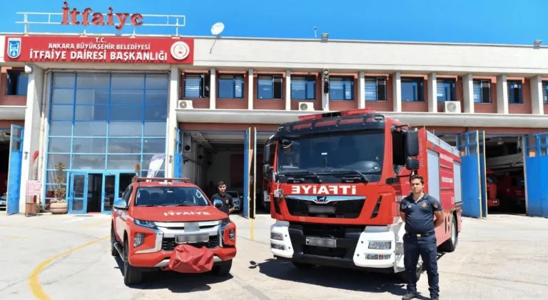 Ankara Büyükşehir Belediyesi'nden İzmir ve Manisa’daki orman yangınlarına destek