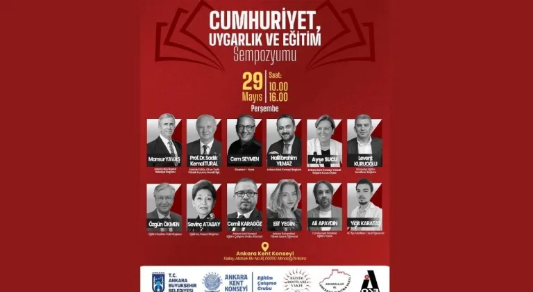 Ankara Kent Konseyi’nde “Cumhuriyet, Uygarlık ve Eğitim” sempozyumu