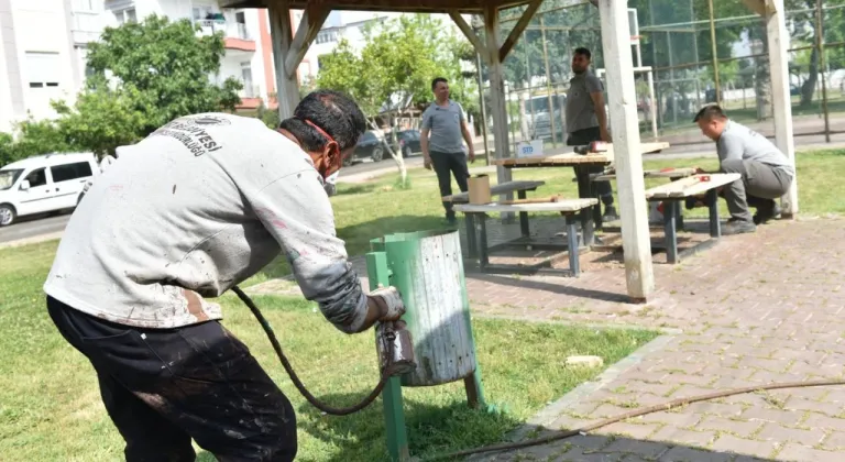 Antalya Kepez’in parkları güzelleşiyor