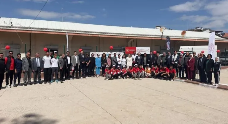 Antalya Korkuteli’nde Bocce sahası açıldı