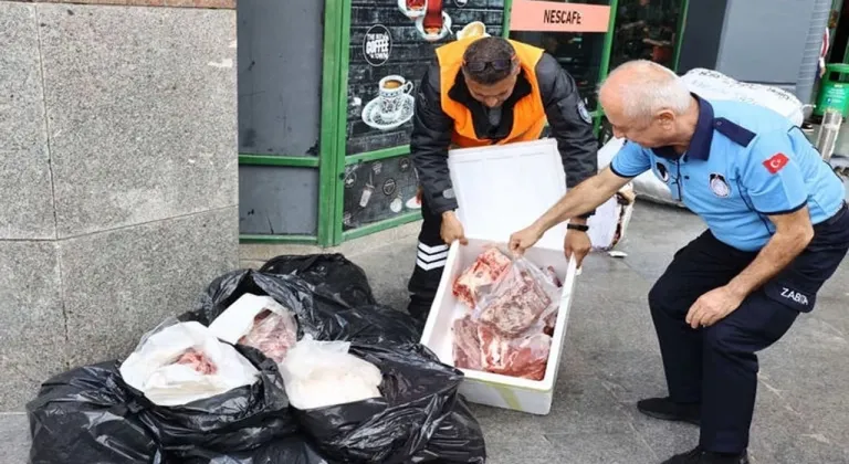 Antalya'da usulsüz şekilde taşınan 300 kilogram ete el kondu