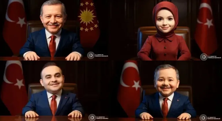 Bakan Kacır, Erdoğan ve kabine üyelerinin yapay zeka görsellerini paylaştı!