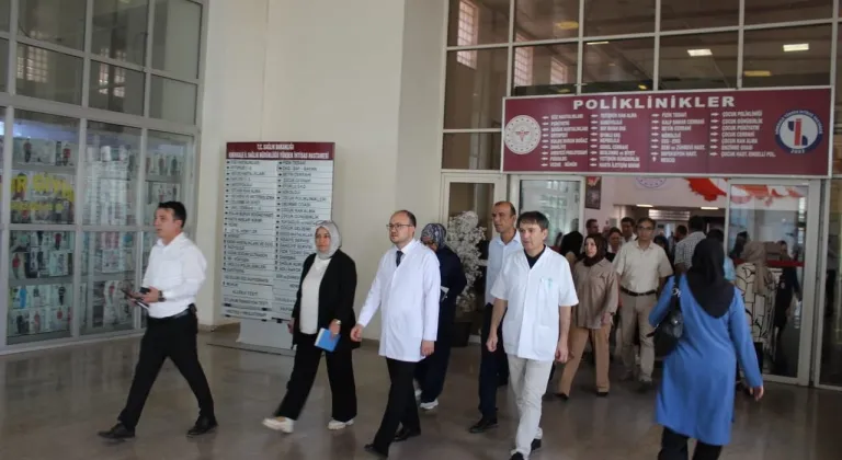 Başhekim Varol'dan saha odaklı mesai
