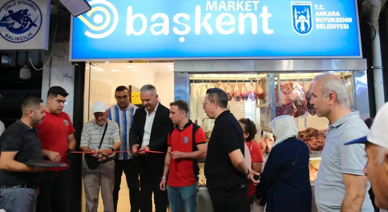 Başkent Market'in 8. şubesi Tarihi Ulus Hali'nde açıldı