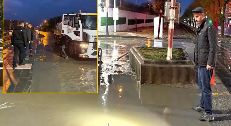 Batman’da Yağış Etkili Oldu: Cadde ve Sokaklar Göle Döndü