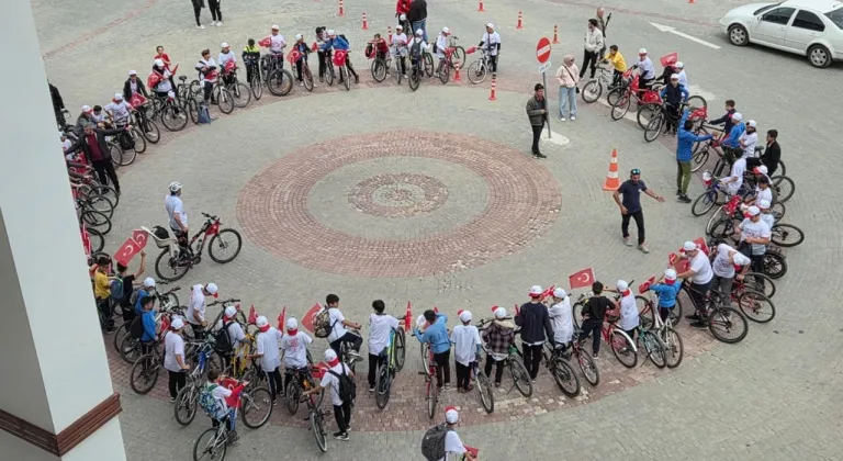 Beypazarı Gençlik ve Spor İlçe Müdürlüğü bisiklet sürüşü düzenledi