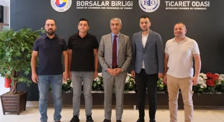 Beypazarı Kaymakamı Ünal Coşkun, Ticaret Odası’nı ziyaret etti