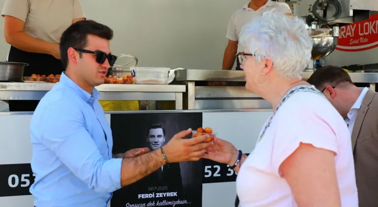 Bodrum’da Ferdi Zeyrek için lokma hayrı