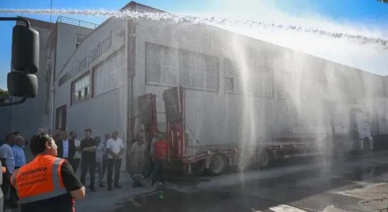 Bornova'da TOMA tipi tankerlerle örnek uygulama