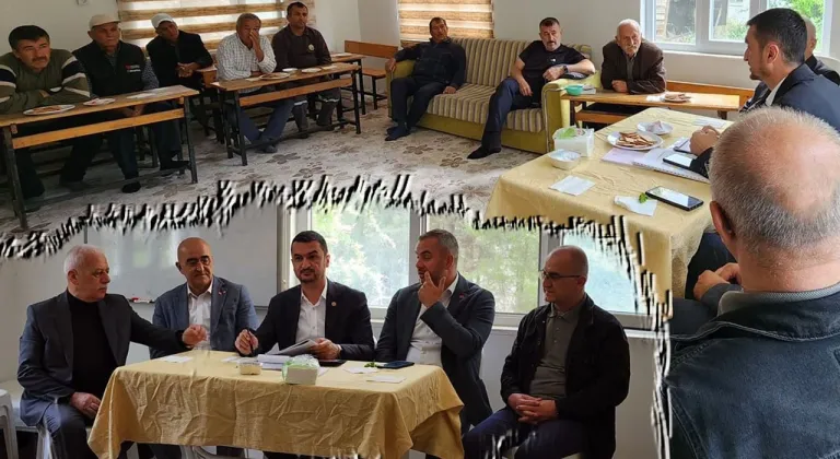 Burdur Milletvekili Mustafa Oğuz, Karacaören köyü'nü ziyaret etti