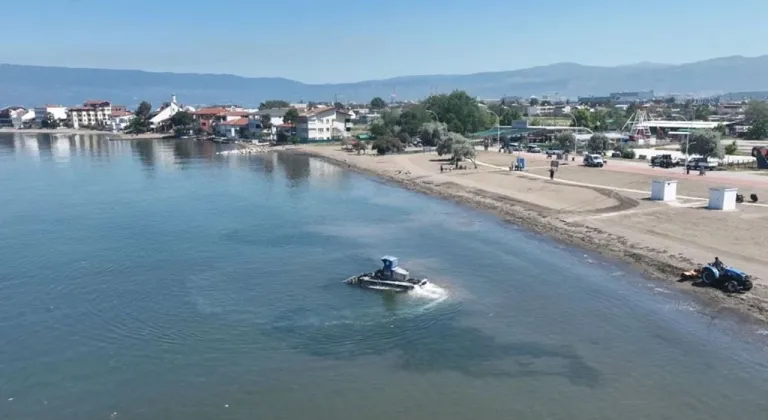 Bursa plajları sezona hazır hale geliyor