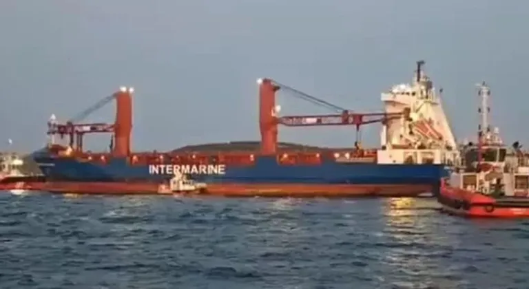 Çanakkale Boğazı’nda yangın paniği! Boğaz trafiği yeniden açıldı