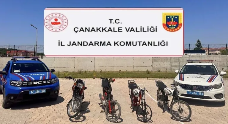 Çanakkale'de trafik magandaları jandarmadan kaçamadı