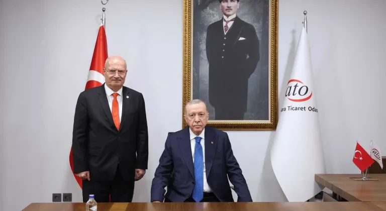 Cumhurbaşkanı Erdoğan'dan Ankara Ticaret Odasına ziyaret
