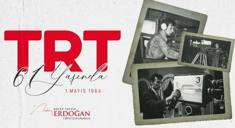 Cumhurbaşkanı Erdoğan'dan TRT'nin 61. kuruluş yıl dönümüne tebrik mesajı