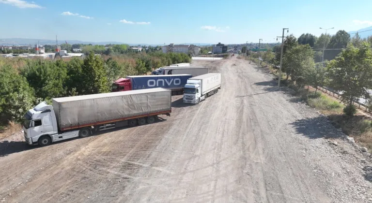 D-130’da ağır vasıta yasağı başladı, trafik rahatladı
