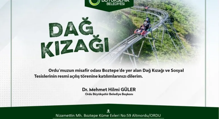 Dağ kızağı ve sosyal tesisleri açılıyor