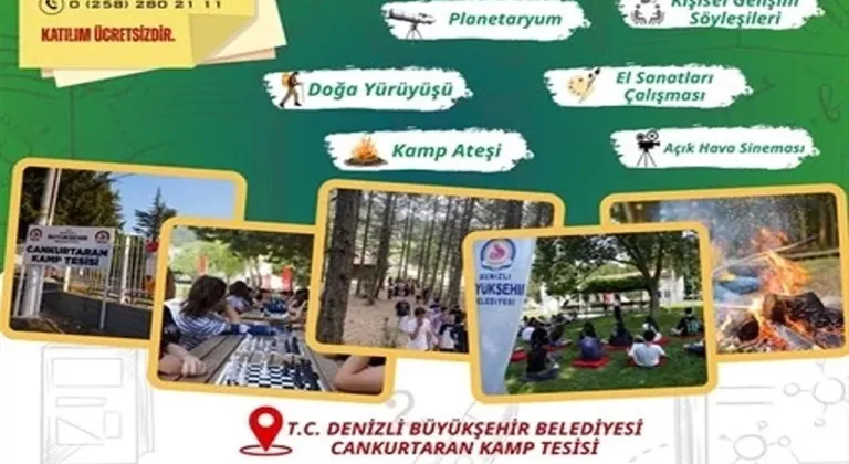 Denizli Büyükşehir’den liselilere özel yaz kampı