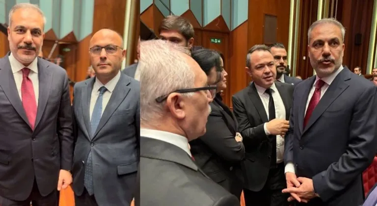 Dışişleri Bakanı Fidan gazetecilere bir araya geldi