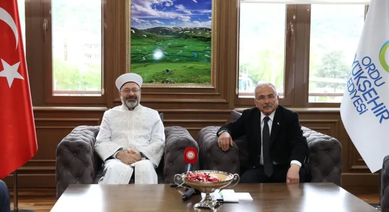 Diyanet İşleri Başkanı Ali Erbaş Ordu Büyükşehir’de