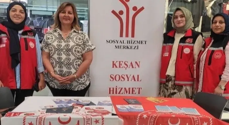 Edirne Keşan Sosyal Hizmet Merkezi’nden KİPA AVM’de tanıtım standı