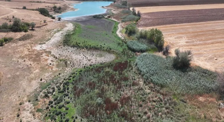 Edirne’de Yağcılı Göleti tamamen kurudu