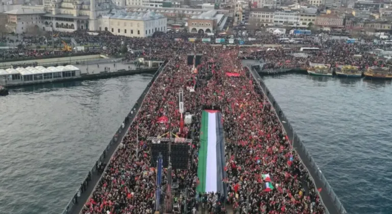 Filistin’e destek yürüyüşü 9 Ağustos’ta İstanbul’da