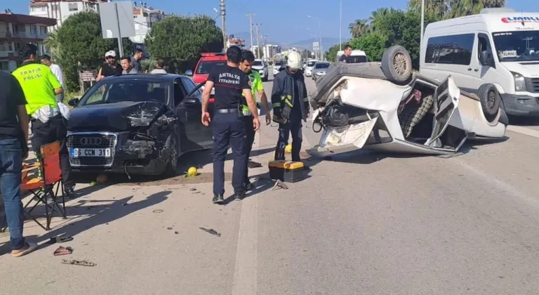Finike’de trafik kazası: 1 kişi yaralandı