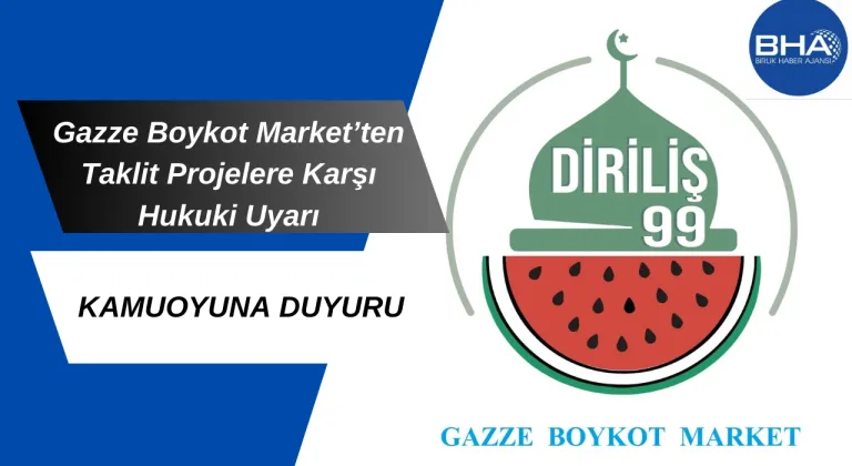 Gazze Boykot Market’ten taklit projelere karşı hukuki uyarı