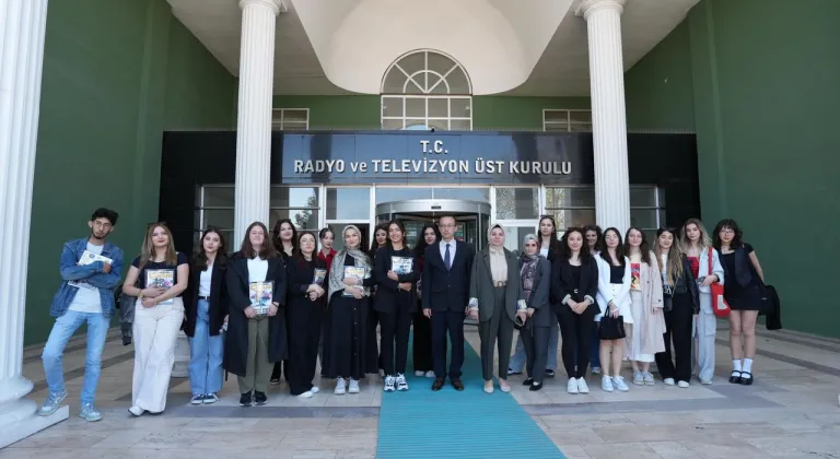 Geleceğin iletişimcilerinden RTÜK ziyareti