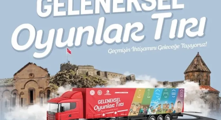 Geleneksel Oyunlar Tırı Kars’ta Çocuklarla Buluşuyor!