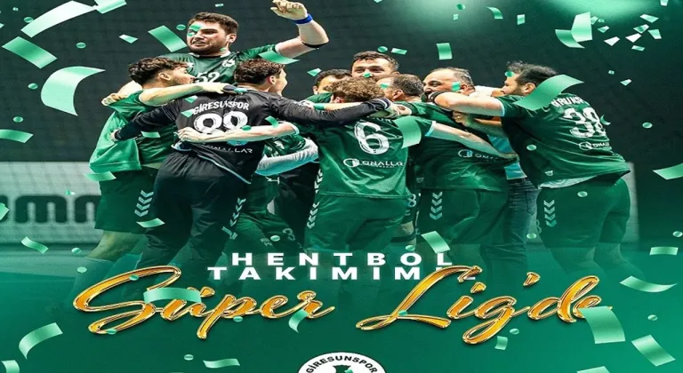 Giresunspor erkek hentbol takımı Süper Lig’de