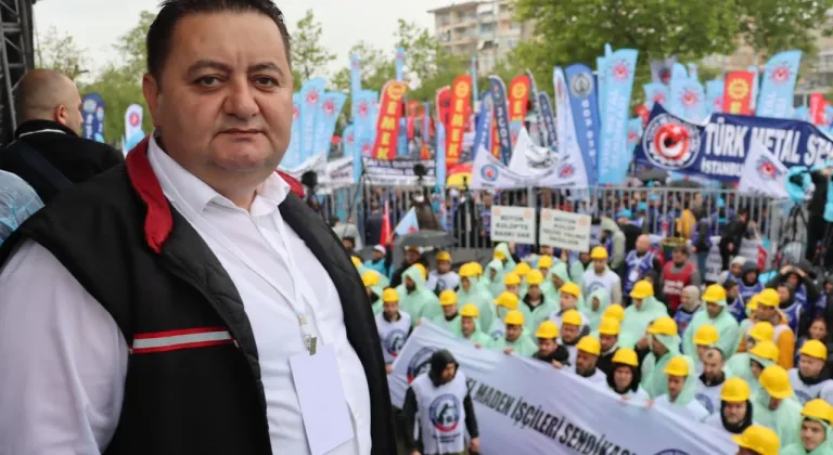GMİS, İstanbul'da Türk-İş'in mitinginde en önde yer aldı