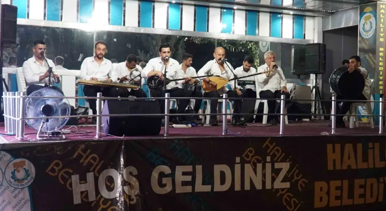 Haliliye'de yaz konserleri coşkusu sürüyor