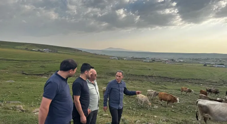 Hayvancılık yetkilileri Kars’ta incelemelerde bulundu